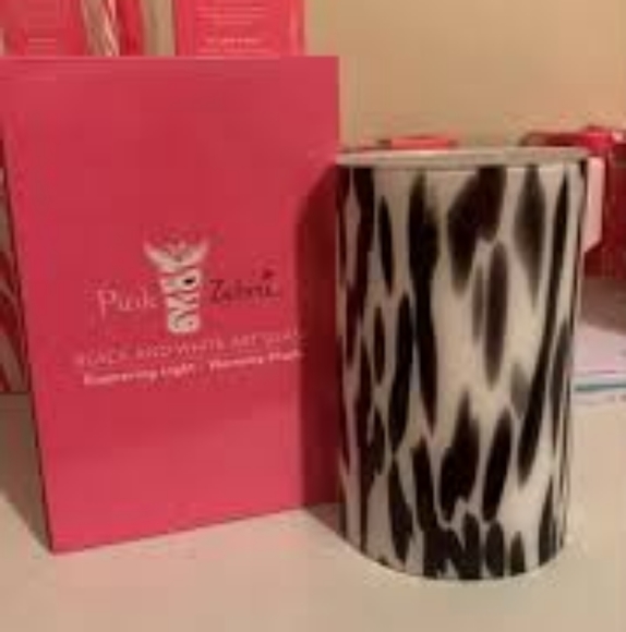 Pink Zebra Accents Pink Zebra Warming Shade Simmering Light Black